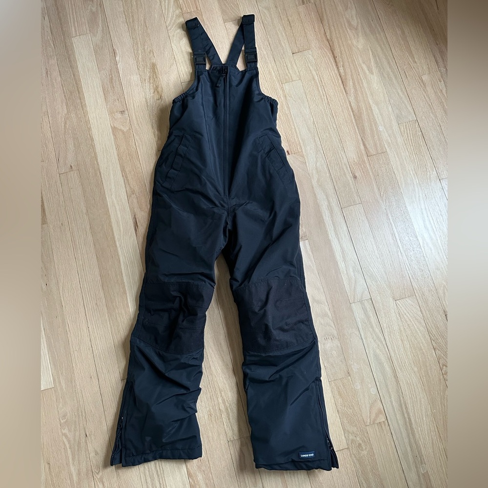 Lands End Kids Black Snow Pants - Size 10